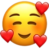 Blissful Love Emoji
